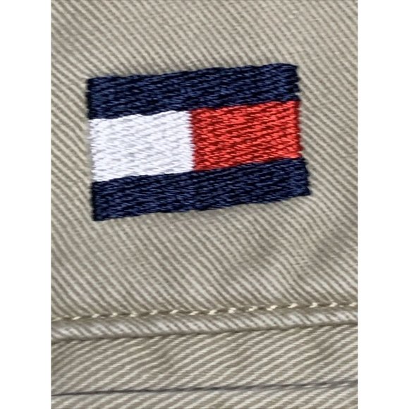 Men's Tommy Hilfiger Pleated Front Shorts Khaki Size 38 Inseam 7.5 - Picture 7 of 7